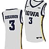 Jordan Bohannon Jersey #3 Iowa Hawkeyes College Basketball White