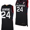 Jordan Hawkins Jersey UConn Huskies College Basketball Limited Black #24
