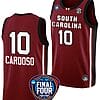 Kamilla Cardoso Jersey #10 South Carolina Gamecocks Basketball 2024 NCAA March Madness Final Four Garnet
