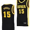 Keegan Murray Jersey #15 Iowa Hawkeyes College Basketball Black Swingman