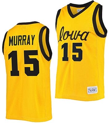 Keegan Murray Jersey #15 Iowa Hawkeyes College Basketball Classic Gold