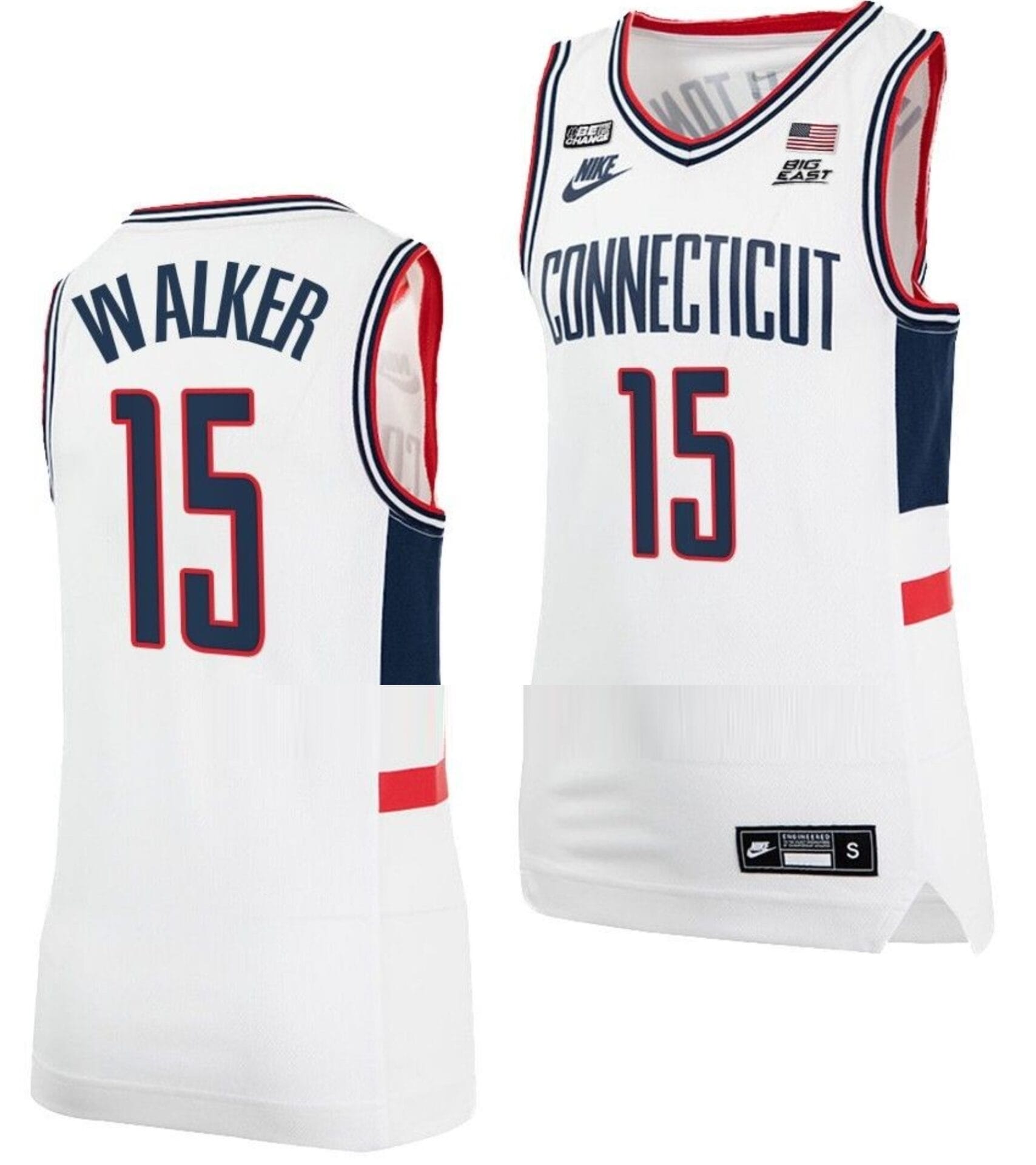 Kemba Walker Jersey UConn Huskies College Basketball Alumni White #15