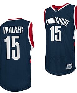 Kemba Walker Jersey UConn Huskies College Basketball Navy Retro #15