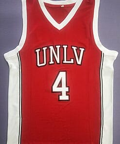 Larry Johnson Jersey #4 Unlv Rebels College Basketball Red