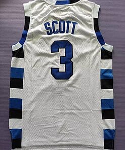 Lucas Scott Jersey #3 One Tree Hill Ravens College Basketball White