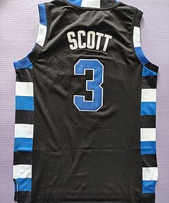 Lucas Scott Jersey #3 One Tree Hill Ravens College Basketball Black