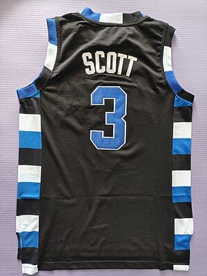 Lucas Scott Jersey #3 One Tree Hill Ravens College Basketball Black