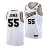 Lance Jones Jersey #55 Purdue Boilermakers College Basketball White Alternative