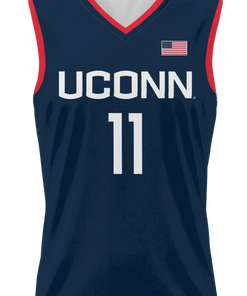 Lou Lopez Senechal Jersey #11 UConn Huskies College Basketball Navy
