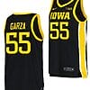 Luka Garza Jersey #55 Iowa Hawkeyes College Basketball Black
