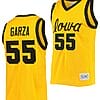 Luka Garza Jersey #55 Iowa Hawkeyes College Basketball Classic Gold