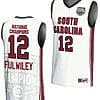 MiLaysia Fulwiley Jersey #12 South Carolina Gamecocks 2024 NCAA Basketball National Champions White