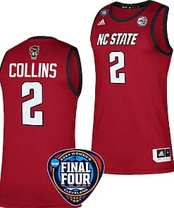 Mimi Collins Jersey #2 NC State Wolfpack Basketball 2024 NCAA March Madness Final Four Red