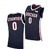 Julian Strawther Jersey #0 Gonzaga Bulldogs College Basketball Jerseys Navy