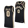 Men's #0 Mason Gillis Jersey Purdue Boilermakers College Basketball Jerseys Black 2022
