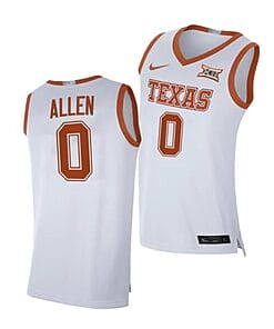 Timmy Allen Jersey #0 Texas Longhorns College Basketball Jerseys White 2021