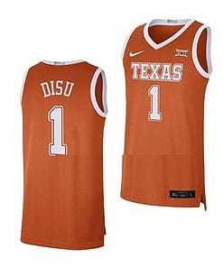 Dylan Disu Jersey #1 Texas Longhorns College Basketball Jerseys Orange Limited