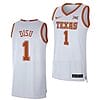 Dylan Disu Jersey #1 Texas Longhorns College Basketball Jerseys White