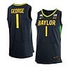 Keyonte George Jersey #1 Baylor Bears College Basketball Jerseys Black