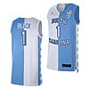 Leaky Black Jersey #1 North Carolina Tar Heels College Basketball Jerseys Blue White