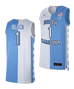 Leaky Black Jersey #1 North Carolina Tar Heels College Basketball Jerseys Blue White
