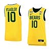 Adam Flagler Jersey #10 Baylor Bears College Basketball Jerseys Anthracite Yellow