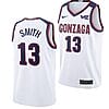 Malachi Smith Jersey #13 Gonzaga Bulldogs College Basketball Jerseys White