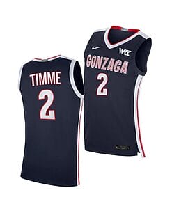 Drew Timme Jersey #2 Gonzaga Bulldogs College Basketball Jerseys Navy