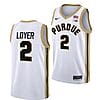 Men's #2 Fletcher Loyer Jersey Purdue Boilermakers College Basketball Jerseys White