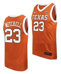 Dillon Mitchell Jersey #23 Texas Longhorns College Basketball Jerseys Orange