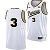 Men's #3 Braden Smith Jersey Purdue Boilermakers College Basketball Jerseys Rick Mount Throwback No Name