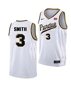 Men's #3 Braden Smith Jersey Purdue Boilermakers College Basketball Jerseys Rick Mount Throwback with Name