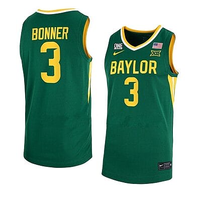 Dale Bonner Jersey #3 Baylor Bears College Basketball Jerseys Green