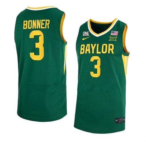 Dale Bonner Jersey #3 Baylor Bears College Basketball Jerseys Green