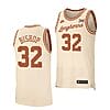 Christian Bishop Jersey #32 Texas Longhorns College Basketball Jerseys Cream