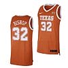 Christian Bishop Jersey #32 Texas Longhorns College Basketball Jerseys Orange Limited