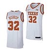 Christian Bishop Jersey #32 Texas Longhorns College Basketball Jerseys White