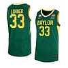 Caleb Lohner Jersey #33 Baylor Bears College Basketball Jerseys Green