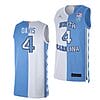 RJ Davis Jersey #4 North Carolina Tar Heels College Basketball Jerseys Blue White