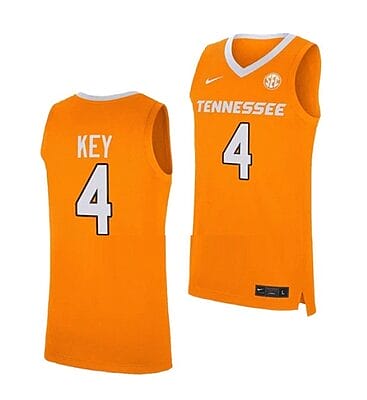 Tyreke Key Jersey #4 Tennessee Volunteers College Basketball Jerseys Orange 