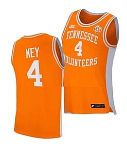 Tyreke Key Jersey #4 Tennessee Volunteers College Basketball Jerseys Orange Retro