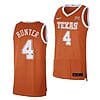 Tyrese Hunter Jersey #4 Texas Longhorns College Basketball Jerseys Orange Limited