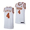 Tyrese Hunter Jersey #4 Texas Longhorns College Basketball Jerseys White
