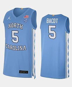 Armando Bacot Jersey #5 North Carolina Tar Heels College Basketball Jerseys Blue