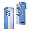 Armando Bacot Jersey #5 North Carolina Tar Heels College Basketball Jerseys Blue White