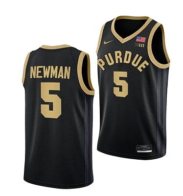 Men's #5 Brandon Newman Jersey Purdue Boilermakers College Basketball Jerseys Black