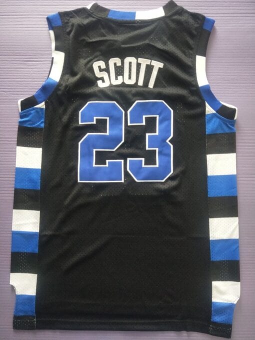 Nathan Scott Jersey #23 One Tree Hill Ravens College Basketball Black