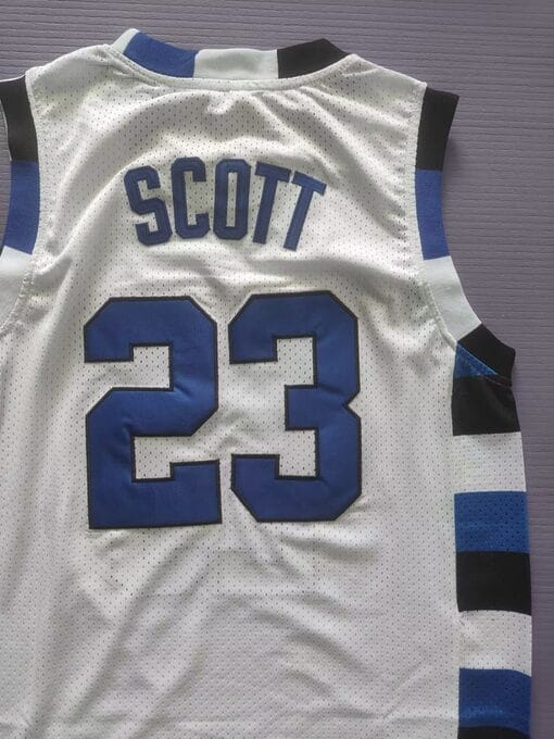 Nathan Scott Jersey #23 One Tree Hill Ravens College Basketball White