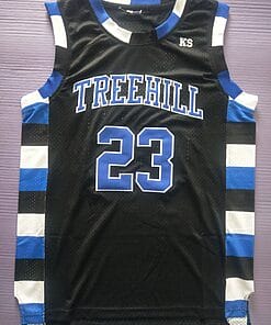 Nathan Scott Jersey #23 One Tree Hill Ravens College Basketball Black