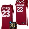 Nick Pringle Jersey #23 Alabama Crimson Tide 2024 NCAA March Madness Final Four Basketball Crimson